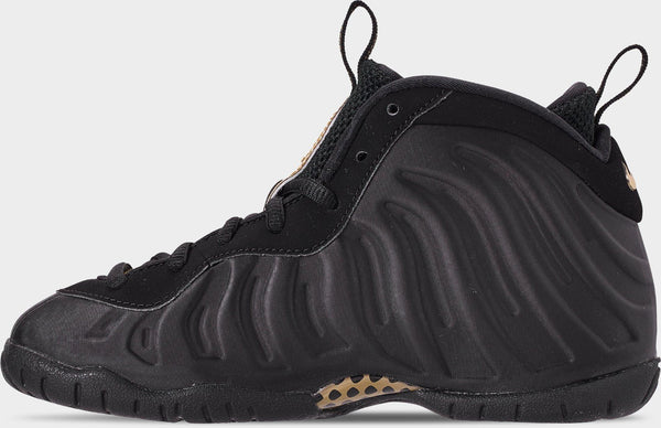 [843755-010] PRESCHOOL NIKE AIR FOAMPOSITE PRO 'BLACK METALLIC GOLD'