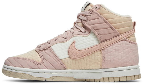 [DN9909-200] WOMENS NIKE DUNK HIGH LX NEXT NATURE 'PINK OXFORD'
