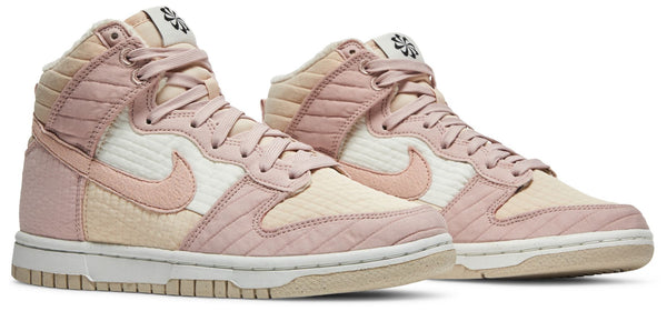 [DN9909-200] WOMENS NIKE DUNK HIGH LX NEXT NATURE 'PINK OXFORD'