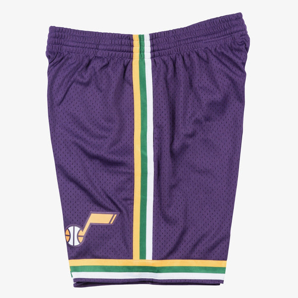 MENS MITCHELL & NESS NBA ROAD SWINGMAN SHORTS JAZZ 91-92