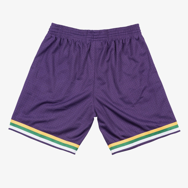 MENS MITCHELL & NESS NBA ROAD SWINGMAN SHORTS JAZZ 91-92