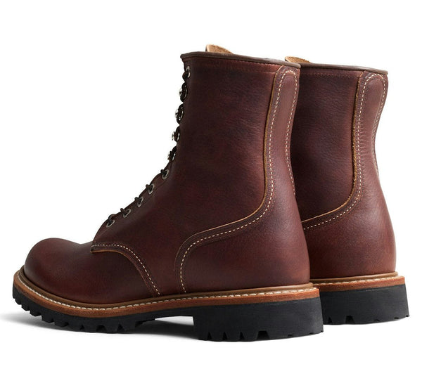 [4585] MENS RED WING LOGGER LEATHER BOOT IN BRIAR