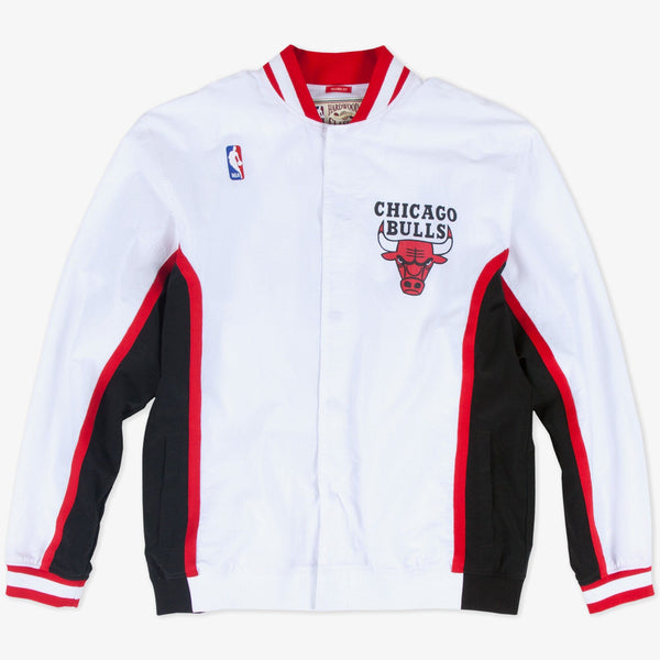 Mens Mitchell & Ness NBA AUTHENTIC WARM UP JACKET BULLS 1992