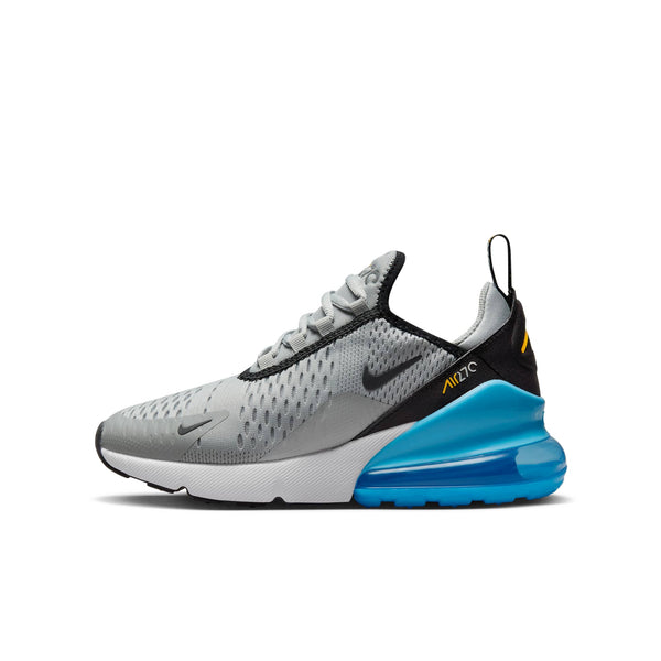 [943345-027] GRADE SCHOOL NIKE AIR MAX 270 GS 'LIGHT SMOKE GREY BALTIC BLUE'