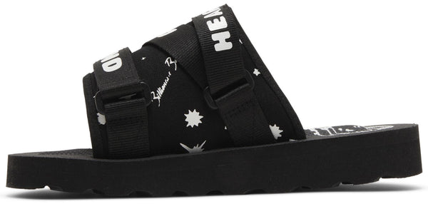 [811-4802/BLACK] MENS BILLIONAIRE BOYS CLUB SPACE WALKER II SLIDE 'BLACK'