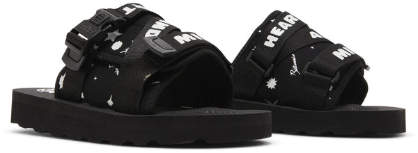 [811-4802/BLACK] MENS BILLIONAIRE BOYS CLUB SPACE WALKER II SLIDE 'BLACK'