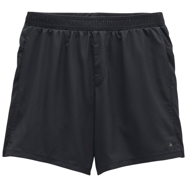 [1972641-BLACK] MENS PRANA PEAK TO PAVEMENT LINED UPF 30+ 6" INCH SHORTS