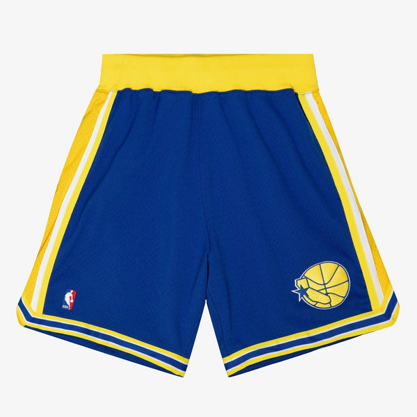 MENS MITCHELL & NESS NBA AUTHENTIC ROAD SHORTS WARRIORS 95-96
