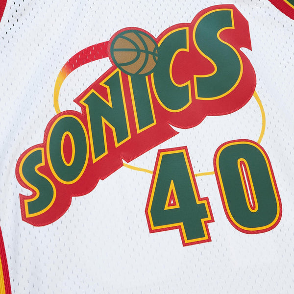 MENS MITCHELL & NESS HOME JERSEY SUPERSONICS 1995 SHAWN KEMP