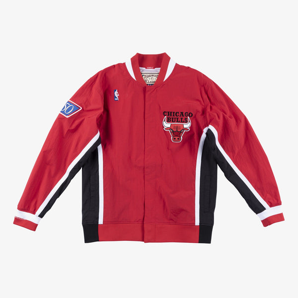 MENS MITCHELL & NESS NBA AUTHENTIC WARM UP JACKET BULLS 96