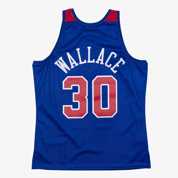 MENS MITCHELL & NESS AUTHENTIC JERSEY BULLETS 96-97 BEN WALLACE