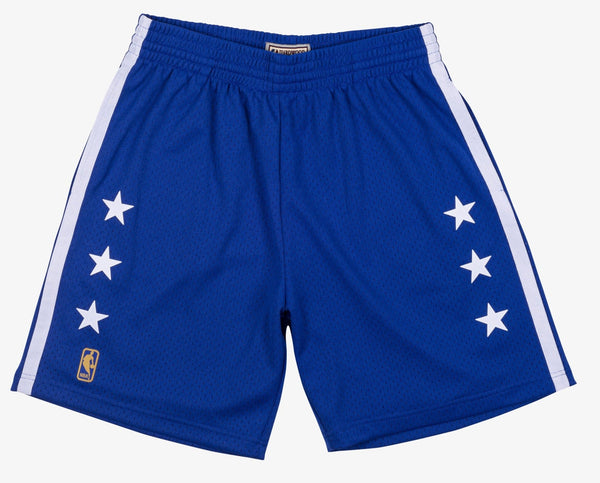 MENS MITCHELL & NESS NBA SWINGMAN SHORTS BULLETS 1996