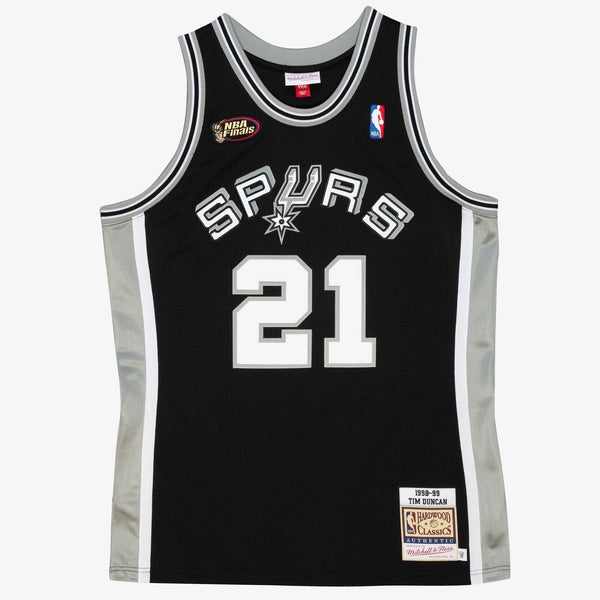 MENS MITCHELL & NESS AUTHENTIC JERSEY SPURS 1998 TIM DUNCAN