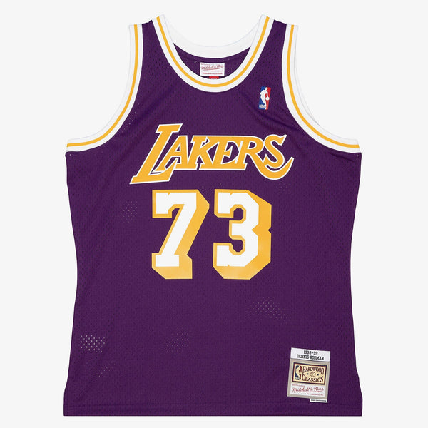 MENS MITCHELL & NESS ROAD JERSEY LAKERS 1998 DENNIS RODMAN