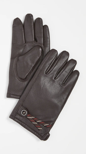 [PG0109-203] Mens Polo Ralph Lauren KNIT LINED FULL GRAIN GOAT LEATHER