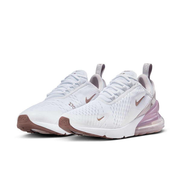 [AH6789-120] WOMENS NIKE AIR MAX 270 'WHITE PLATINUM VIOLET'