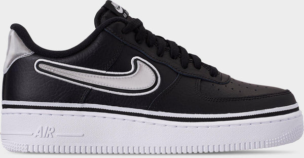 [AJ7748-001] MENS NIKE AIR FORCE 1 LOW SPORT 'NBA BLACK WHITE'