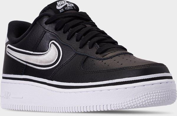 [AJ7748-001] MENS NIKE AIR FORCE 1 LOW SPORT 'NBA BLACK WHITE'