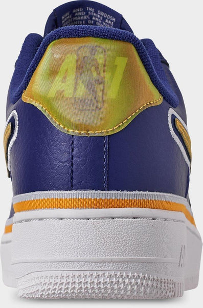 [AJ7748-400] MENS NIKE AIR FORCE 1 LOW SPORT 'NBA DEEP ROYAL UNIVERSITY GOLD'