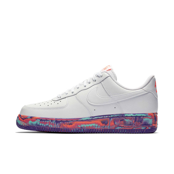 [AJ9507-100] Mens Nike Air Force 1 Low 'White Multi-Color Marble'