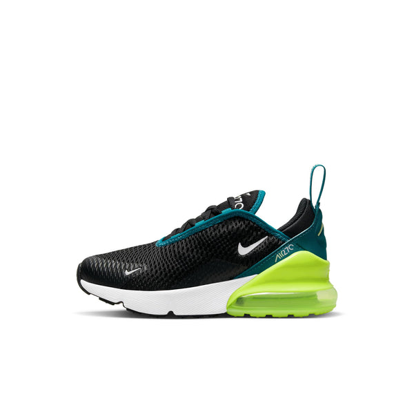 [AO2372-026] PRESCHOOL NIKE AIR MAX 270 'BLACK BRIGHT SPRUCE VOLT'