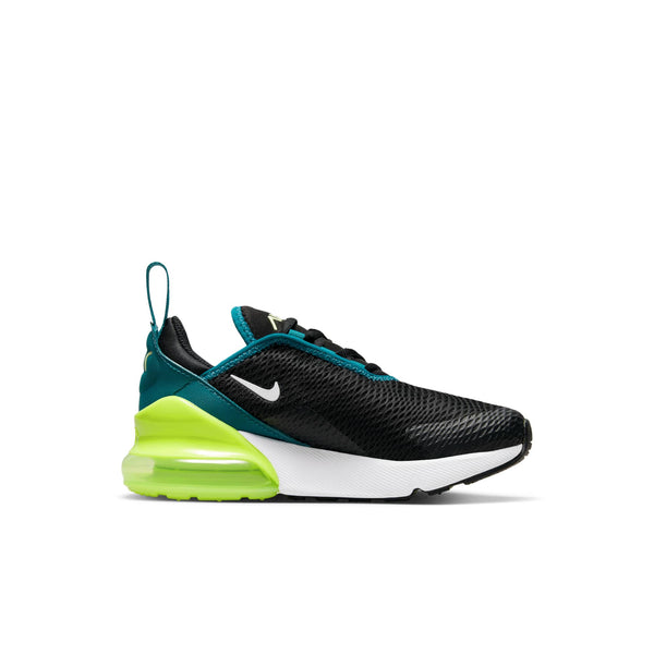 [AO2372-026] PRESCHOOL NIKE AIR MAX 270 'BLACK BRIGHT SPRUCE VOLT'