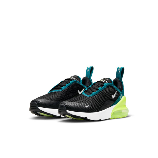 [AO2372-026] PRESCHOOL NIKE AIR MAX 270 'BLACK BRIGHT SPRUCE VOLT'