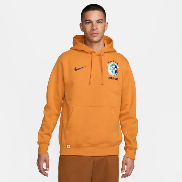 [FJ7245-738] MENS NIKE BRAZIL CLUB SOCCER PULLOVER HOODIE