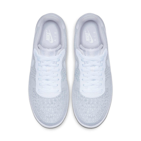 [AV3042-100] Mens NIKE AIR FORCE 1 FLYKNIT LOW 2.0 'PURE PLATINUM'