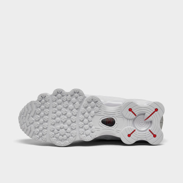 [AV3595-100] MENS NIKE SHOX TL 'WHITE METALLIC SILVER'