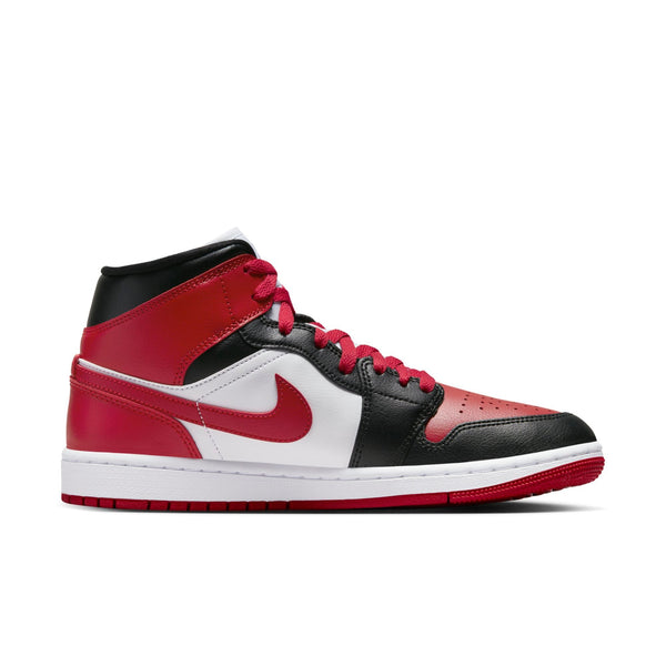 [BQ6472-079] Womens Air Jordan RETRO 1 MID 'ALTERNATE BRED TOE'
