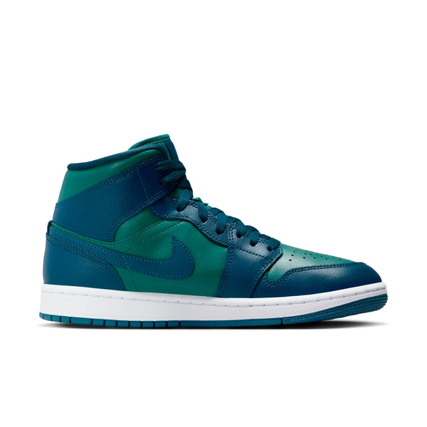 [BQ6472-301] Womens Air Jordan RETRO1 MID 'TEAL FRENCH BLUE'