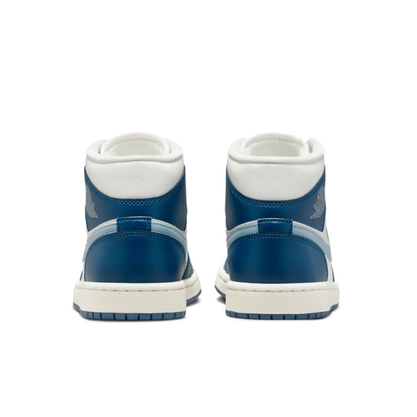 [BQ6472-414] Womens Air Jordan Retro 1 Mid 'French Blue'