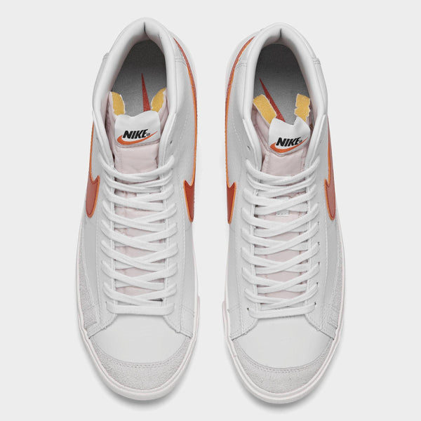 [BQ6806-110] MENS NIKE BLAZER MID 77 VINTAGE 'WHITE MANTRA ORANGE'