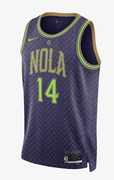 [FQ4351-538] MENS NIKE NBA NEW ORLEANS PELICANS 24/25 CITY EDITION '14 INGRAM' SWINGMAN JERSEY