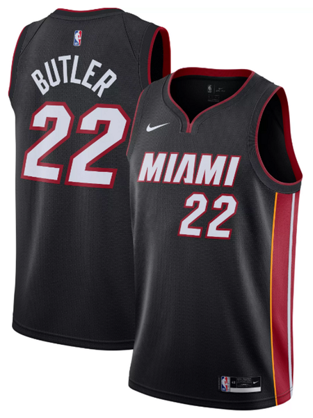 [9Z2B7BZ2P-HEAJB] YOUTH NIKE NBA HEAT 'BUTLER' SWINGMAN JERSEY ICON EDITION