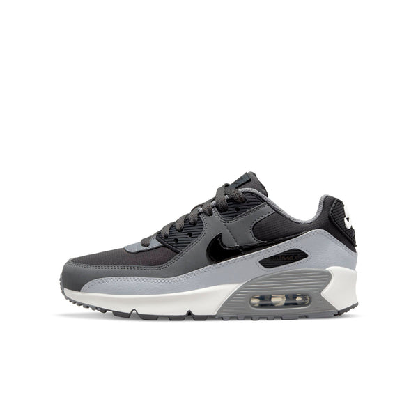 [CD6864-015] Grade School Nike AIR MAX 90 LEATHER 'ANTHRACITE DARK GREY (GS)'