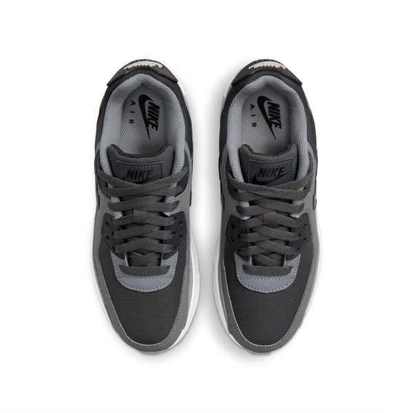 [CD6864-015] Grade School Nike AIR MAX 90 LEATHER 'ANTHRACITE DARK GREY (GS)'