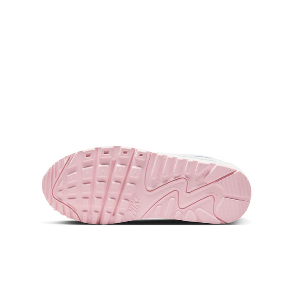 [CD6864-121] Grade School Nike AIR MAX 90 LEATHER GS 'WHITE PINK FOAM'