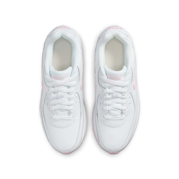 [CD6864-121] Grade School Nike AIR MAX 90 LEATHER GS 'WHITE PINK FOAM'