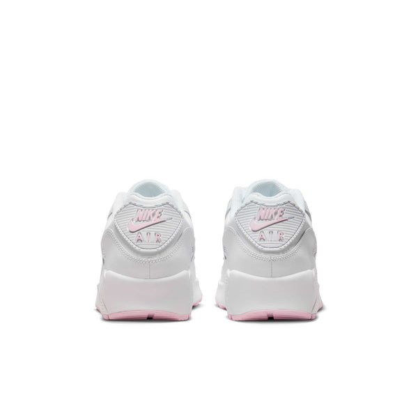 [CD6864-121] Grade School Nike AIR MAX 90 LEATHER GS 'WHITE PINK FOAM'