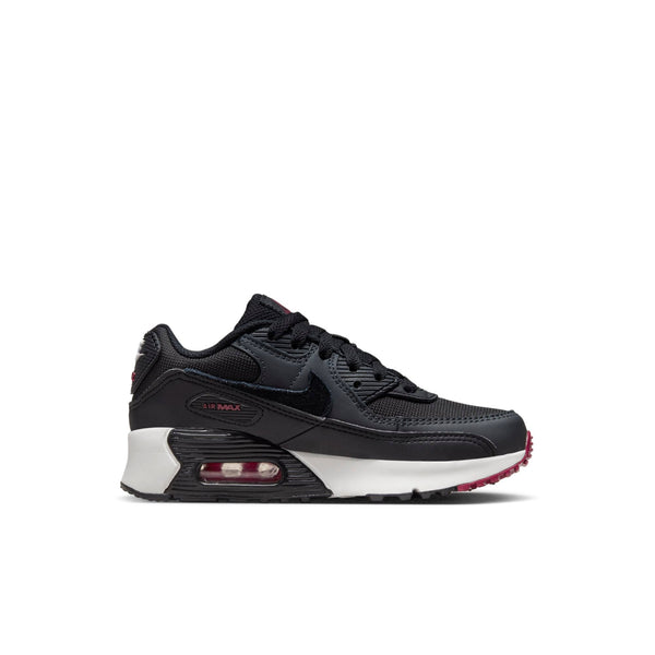 [CD6867-022] Preschool Nike AIR MAX 90 LTR 'ANTHRACITE TEAM RED (PS)'