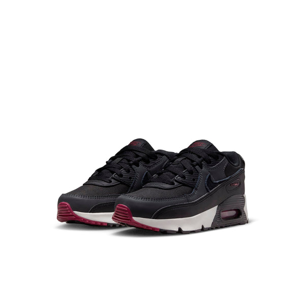 [CD6867-022] Preschool Nike AIR MAX 90 LTR 'ANTHRACITE TEAM RED (PS)'
