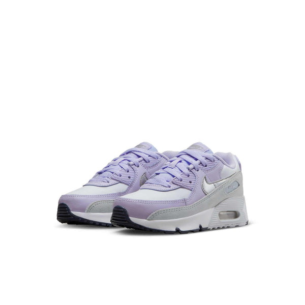[CD6867-123] PRESCHOOL NIKE AIR MAX 90 LEATHER 'VIOLET FROST' (PS)