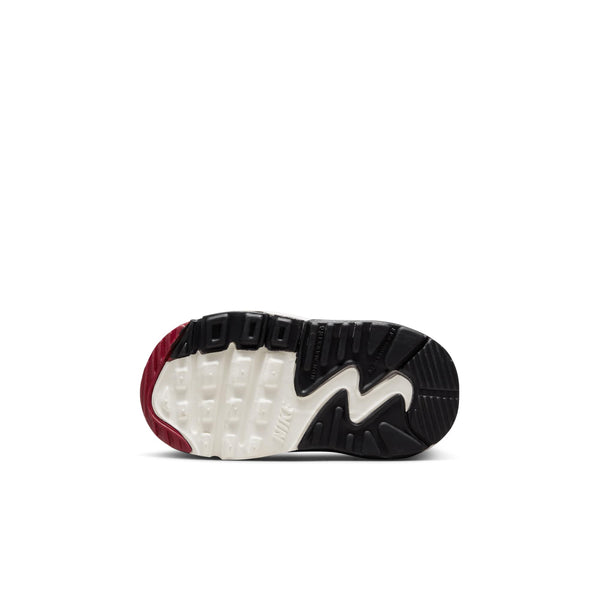 [CD6868-022] Toddler Nike AIR MAX 90 LTR 'ANTHRACITE TEAM RED (TD)'