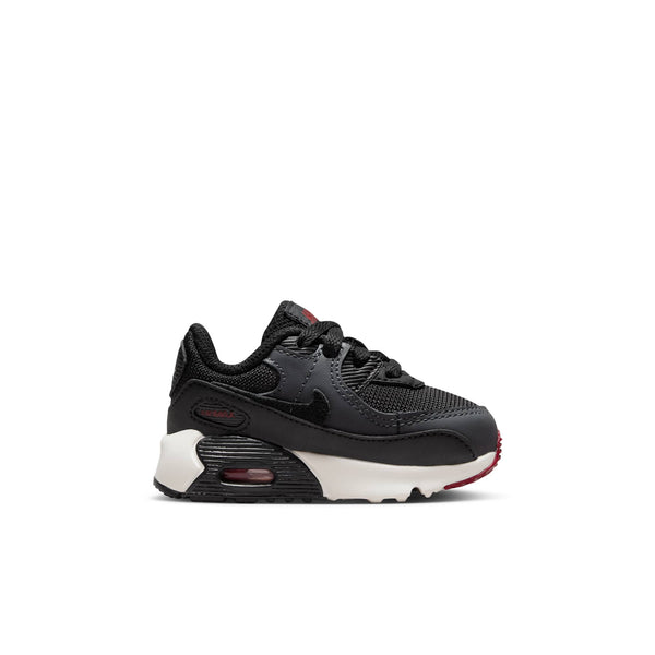[CD6868-022] Toddler Nike AIR MAX 90 LTR 'ANTHRACITE TEAM RED (TD)'