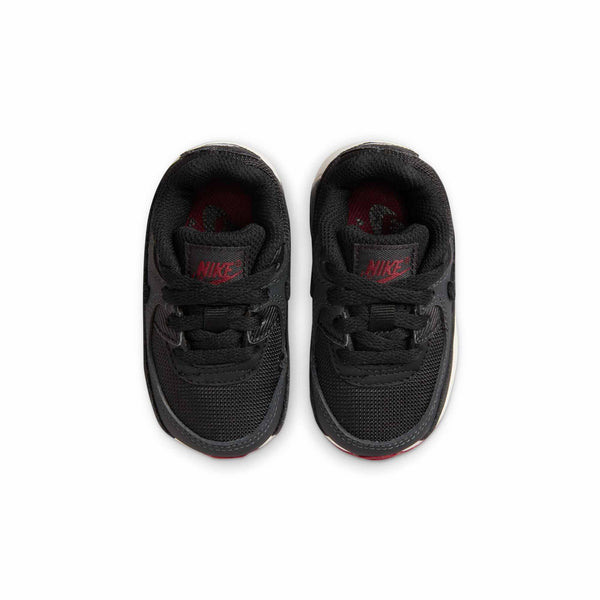 [CD6868-022] Toddler Nike AIR MAX 90 LTR 'ANTHRACITE TEAM RED (TD)'