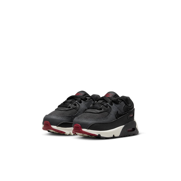[CD6868-022] Toddler Nike AIR MAX 90 LTR 'ANTHRACITE TEAM RED (TD)'