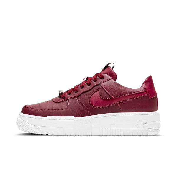 [CK6649-600] WOMENS NIKE AIR FORCE 1 PIXEL LOW 'TEAM RED'