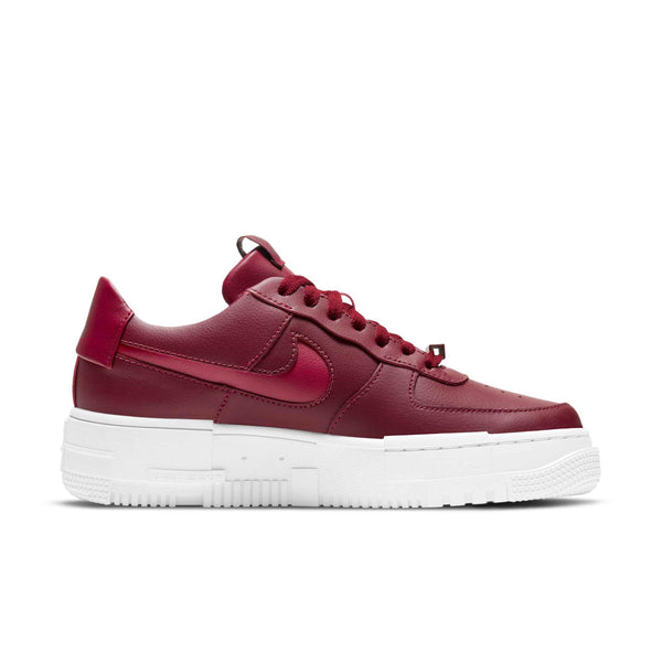 [CK6649-600] WOMENS NIKE AIR FORCE 1 PIXEL LOW 'TEAM RED'